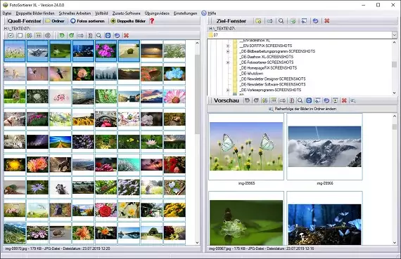 Programm zum Fotos sortieren